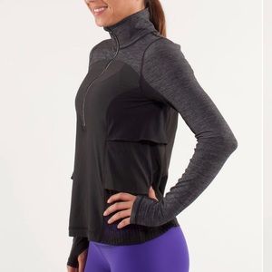 Lululemon sun runner half zip pullover size 8